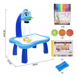 Mesa de Dibujo con Proyector Infantil